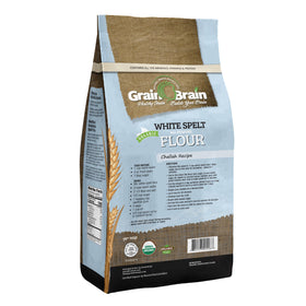 Grain Brain baking setup highlights clean ingredients and quality milling