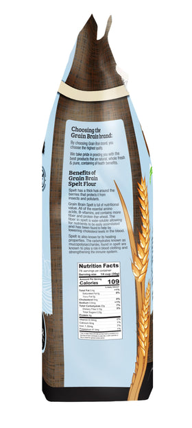 Grain Brain Organic label emphasizes USDA Organic and Kosher Parve quality