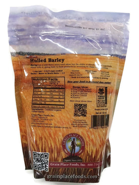 Grain Place Foods hulled barley cooking in pot shows versatile base for meals.