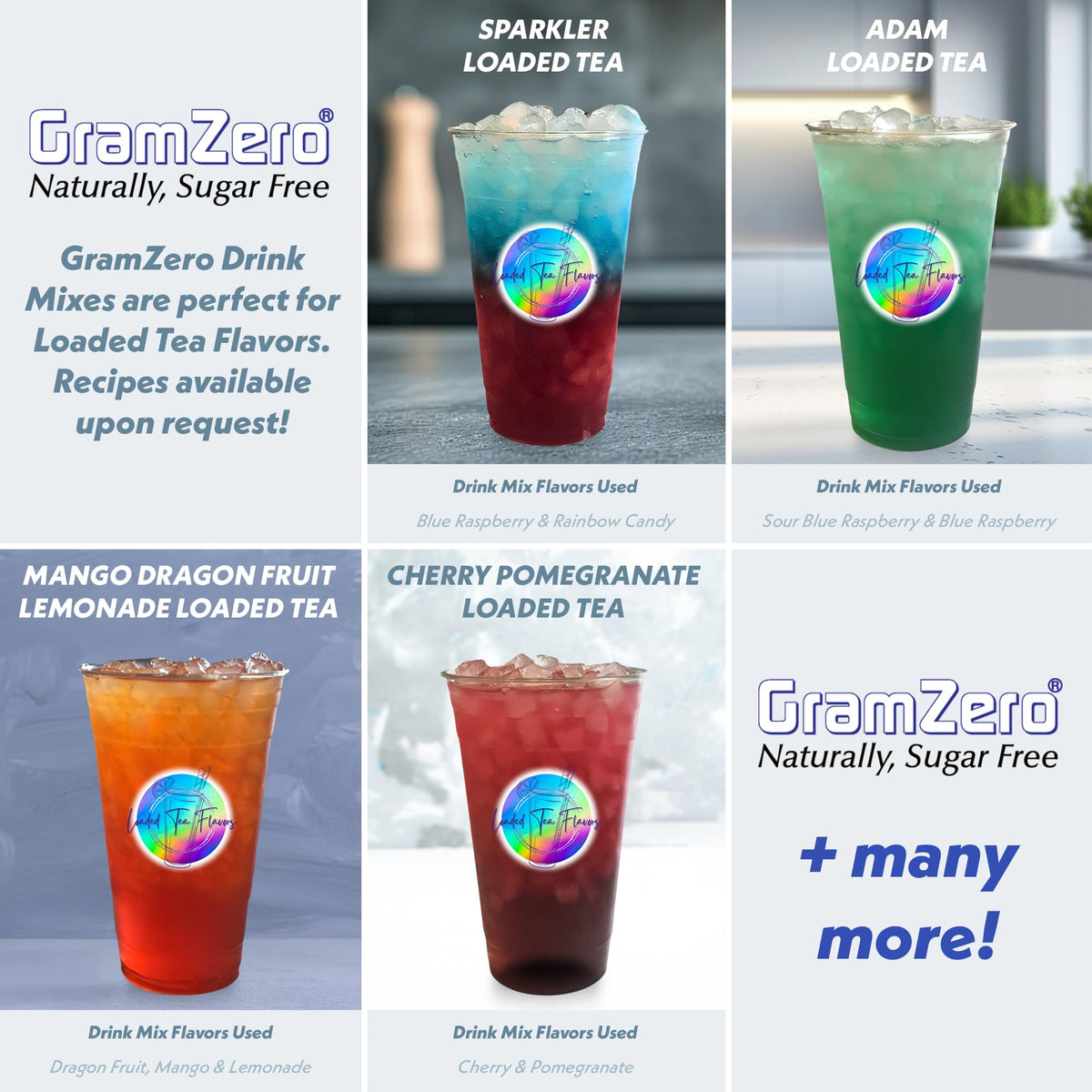 GramZero 2GO Sticks Pina Colada flavor in packet, tropical taste.
