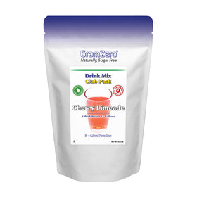 GramZero Cherry Limeade bottle pour shows zero calorie flavor for drinks