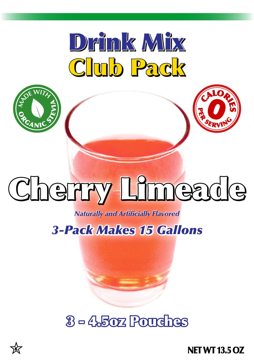 GramZero Cherry Limeade glass serve highlights refreshing sugar-free taste
