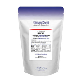 GramZero Cherry keto-friendly beverage enhancer for zero calorie drinks.