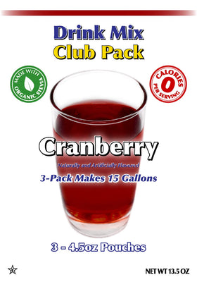 GramZero Cranberry powder dissolving in water to flavor beverages.