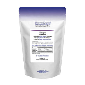 GramZero grape sugar-free drink mix recipe ideas, ideal for Loaded Tea experiments.