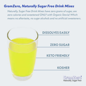 GramZero on-the-go mix pack ready for travel-friendly hydration.