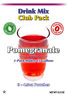 GramZero Pomegranate drink mix packaging with master pouch for convenient storage
