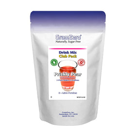 GramZero prickly pear zero calorie drink mix bottle, ideal for keto-friendly beverages