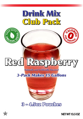Pour GramZero raspberry mix into a glass for a zero‑calorie refreshment