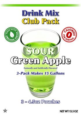 Pouring GramZero Sour Green Apple into a glass for zero-calorie refreshment.