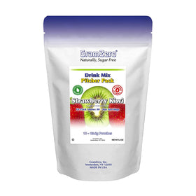 GramZero Strawberry Kiwi sugar-free drink mix pitcher pack for keto hydration
