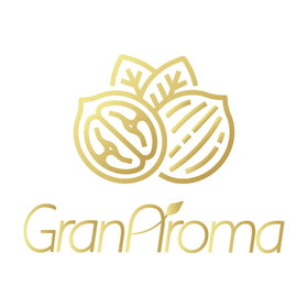 Packaged in the USA, GranAroma Dukkah shown in a jar.