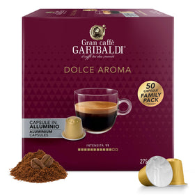 Gran Caffè Garibaldi Dolce Aroma pods pack for quick at-home brewing