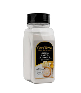 GranAroma Salt & Vinegar Seasoning with fish enhances flavor without overpowering.