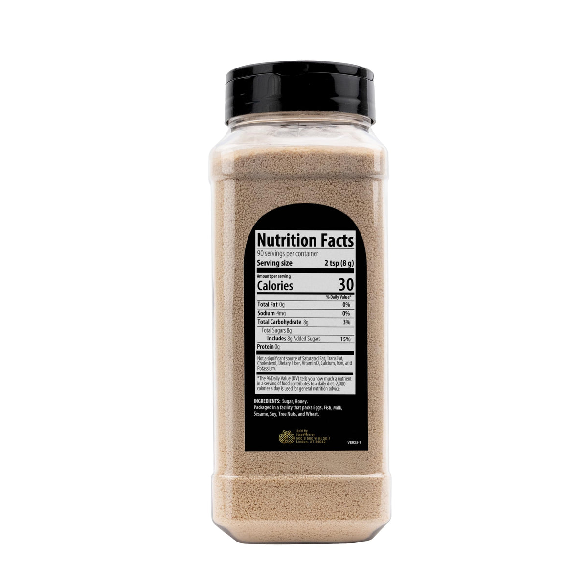 GranAroma Honey Granules dissolving in tea for gentle floral sweetness