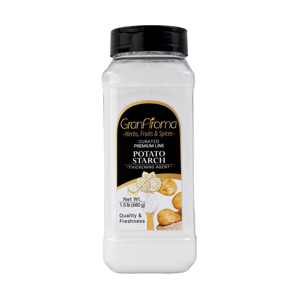GranAroma Potato Starch bag front showing neutral flavor for versatile baking