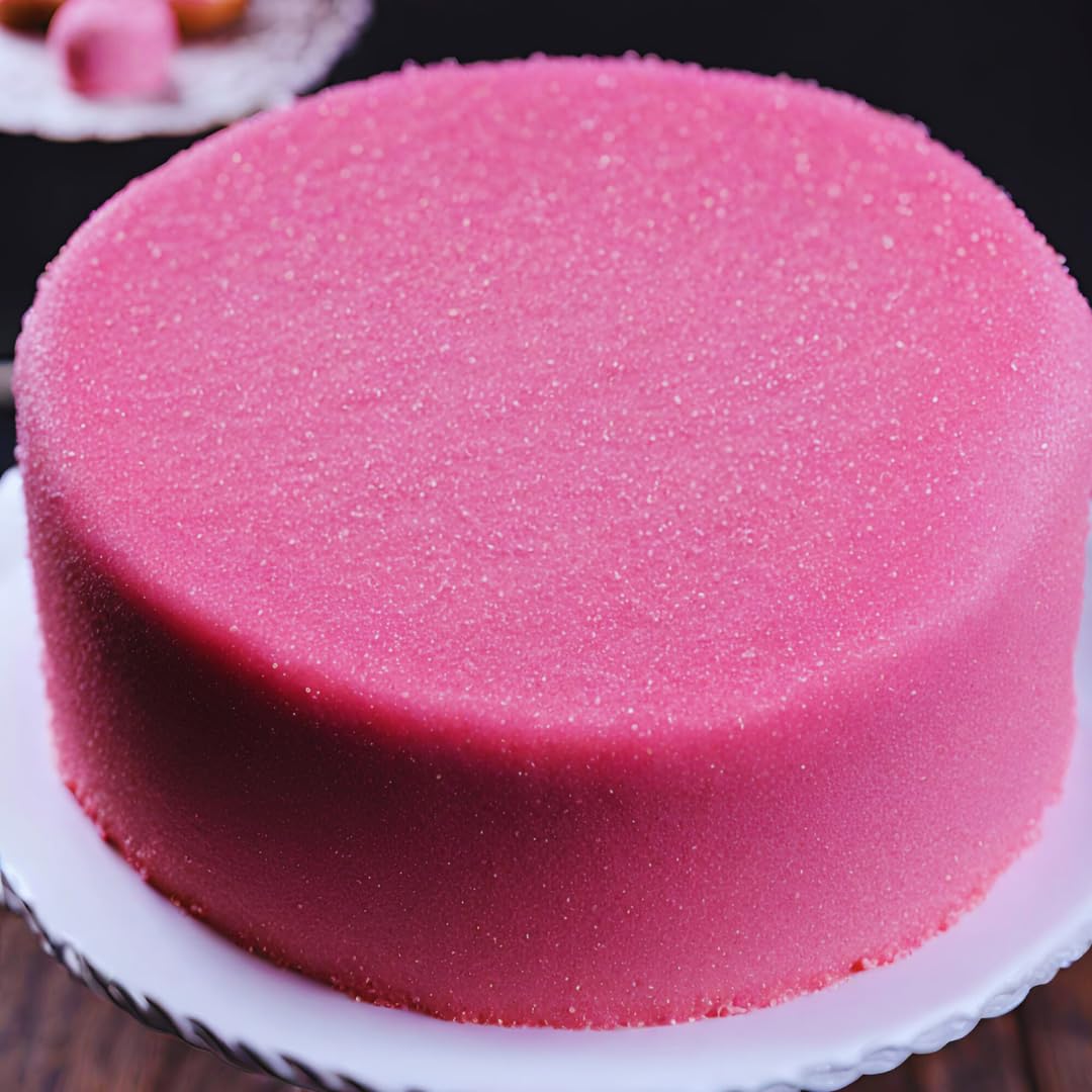 GranAroma sanding sugar tops cakes with a sparkling finish.