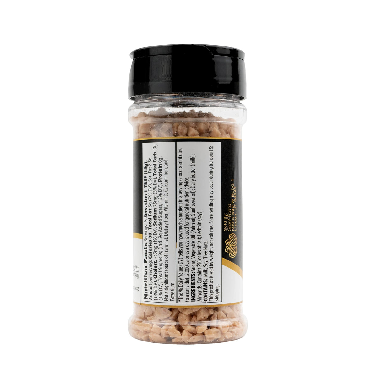 GranAroma Toffee Bits closeup highlights buttery sweetness ideal for treats