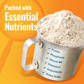 Grand Teton einkorn flour in mixing bowl, ready to bake bread or pastries.