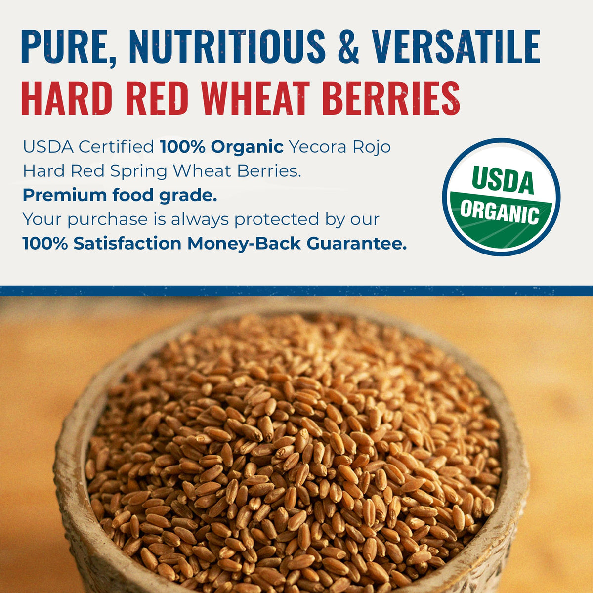 Grand Teton Yecora Rojo wheat berries cooked into fragrant pilaf
