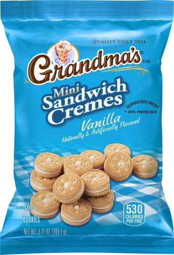 Grandma's Mini Cookies ideal lunchbox snack for school days