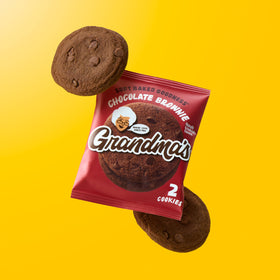 Individual pack close-up showing two cookies per pack.