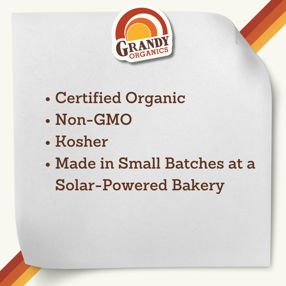 Grandy Organics brunch table with granola promotes sharing and wholesome breakfasts