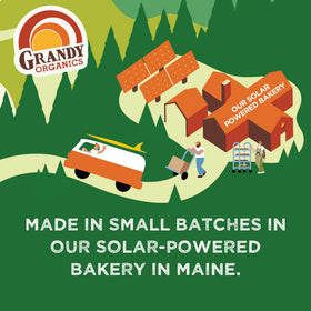 Grandy Organics bulk granola stored in pantry ready for gatherings