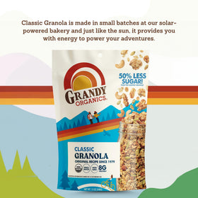 Grandy Organics Classic Granola, dairy-free option for versatile breakfasts