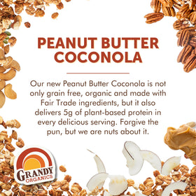 Grandy Organics Coconola Serving Bowl ready for breakfast or snacks