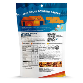 Grandy Organics Dark Chocolate Coconola snack pack in a lunchbox