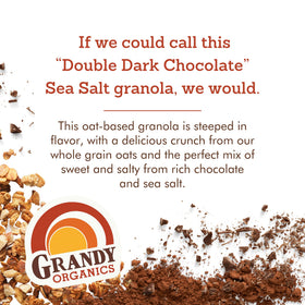 Grandy Organics granola in bowl with berries, breakfast option