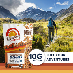 Grandy Organics granola is oil-free and plant-based