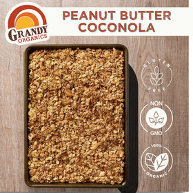 Grandy Organics granola with pumpkin seeds for extra crunch