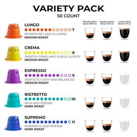 Grano Milano Supremo pods showcased for a full-flavored coffee experience.