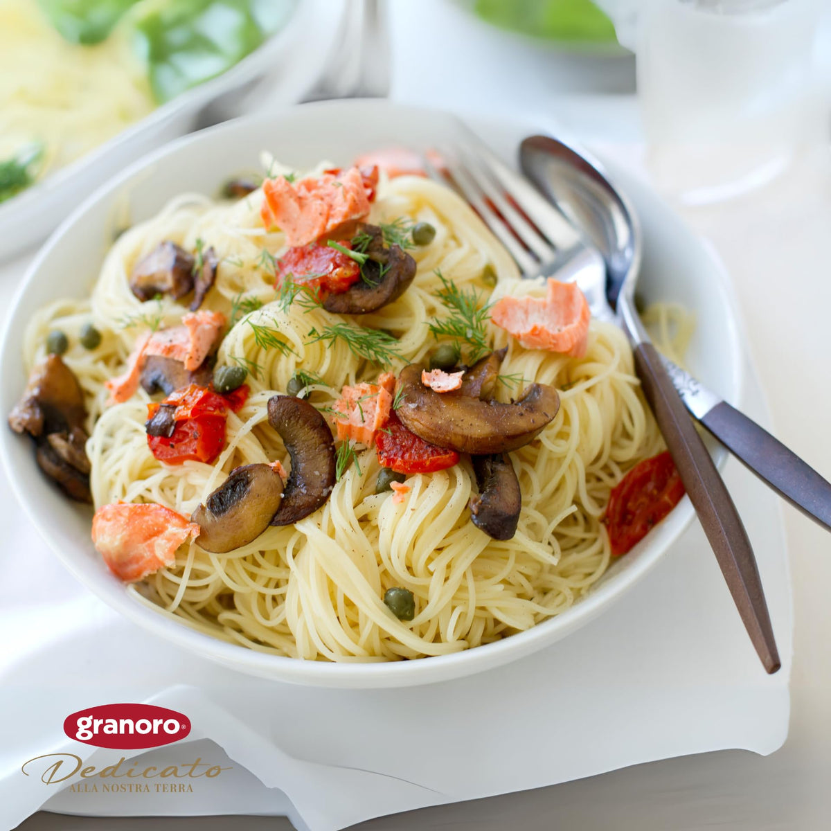 Al dente perfection when cooking Granoro Capellini with olive oil.