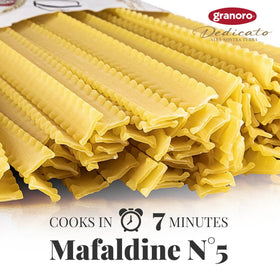 Granoro Dedicato Mafaldine No.5 perfect for lasagna soup and baked dishes.