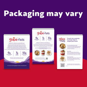 Grape-Nuts Original ice cream topping with crunchy texture.