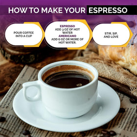 Rich aroma and deep flavor of Grateful Earth dark roast coffee