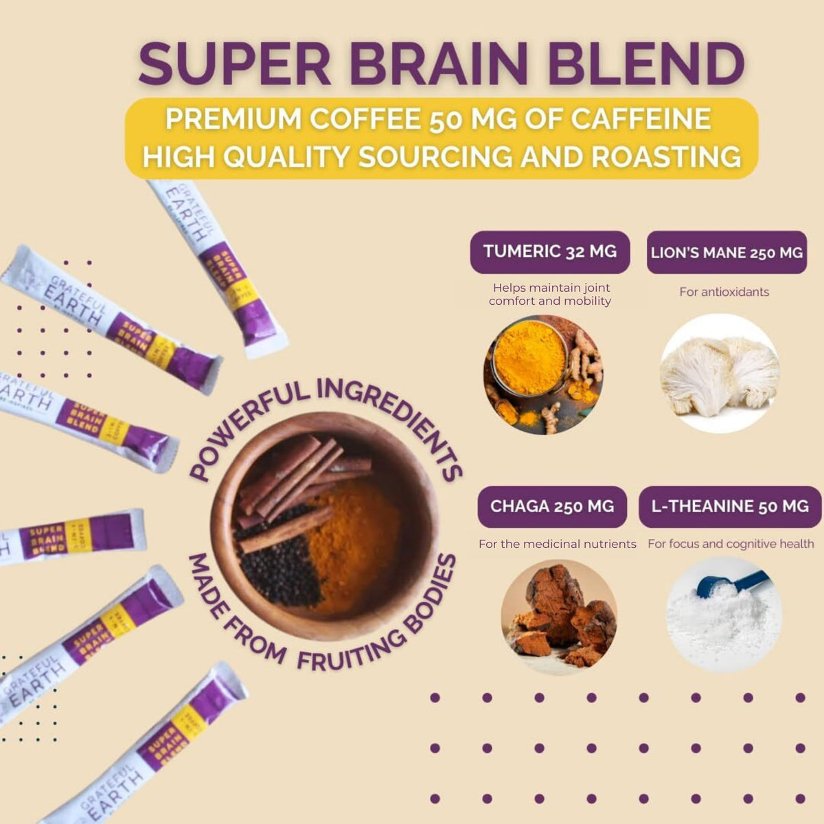 Grateful Earth medium roast beans offering balanced aromatic flavor