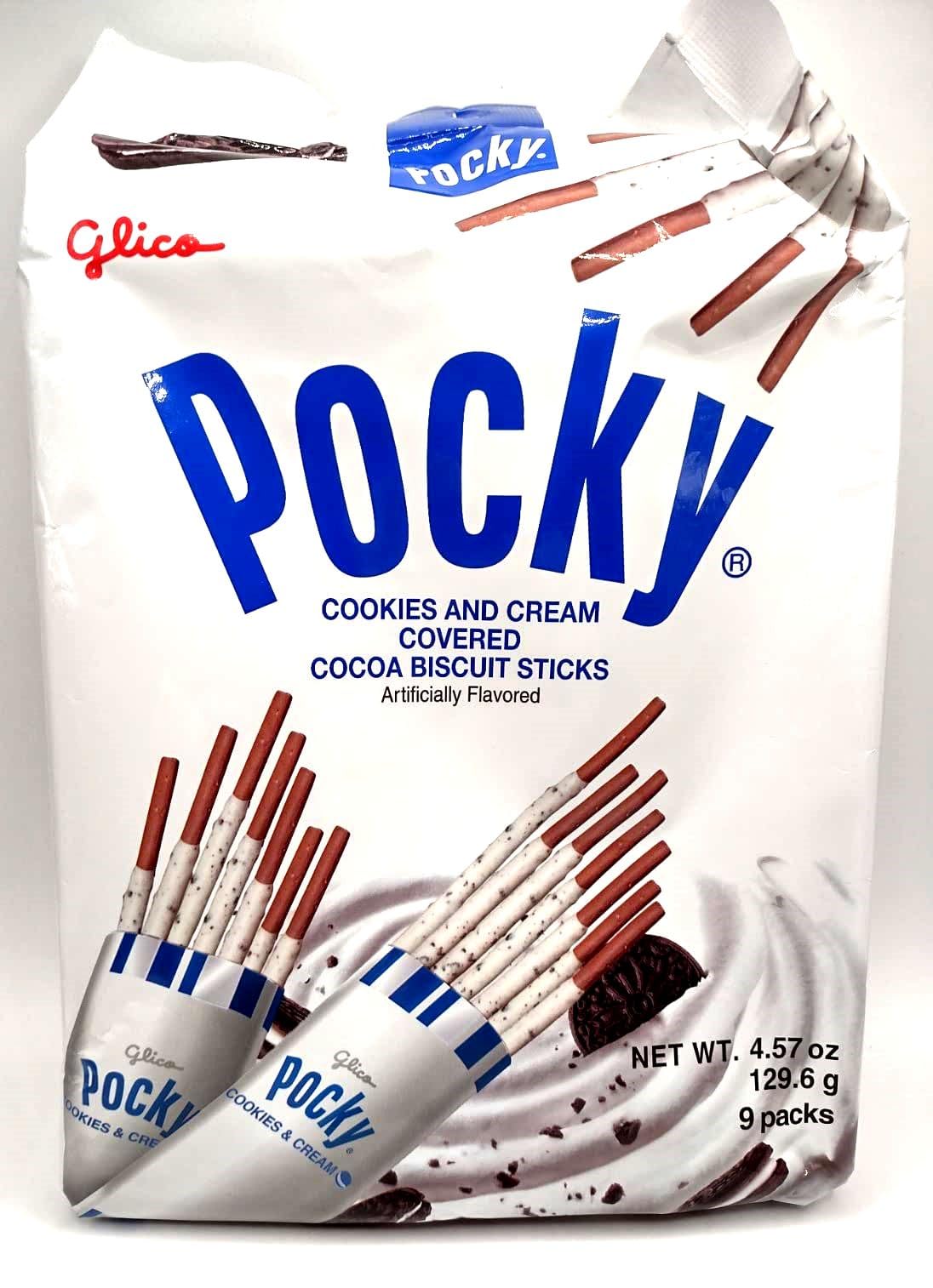 Grateful Grocer Pocky sticks assorted tray showing three flavors.