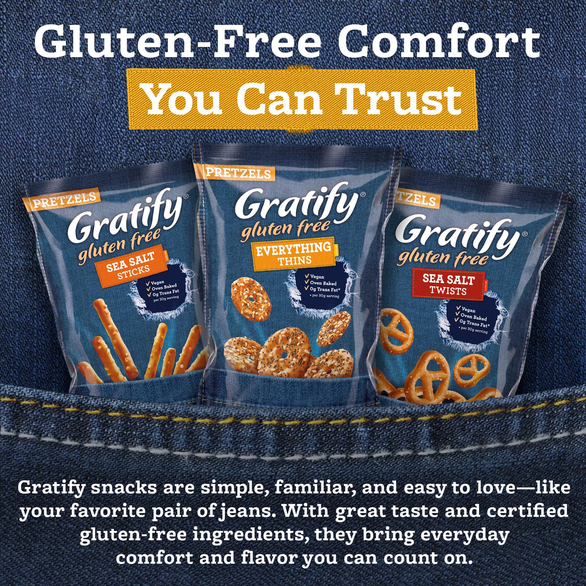 Gratify Gluten Free Everything Thins on a game-day spread, easy snacking with dips and toppings.