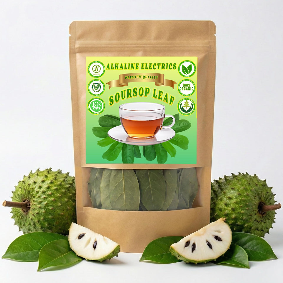Graviola soursop leaf wildcrafted pouch with fresh aroma for daily tea brewing.