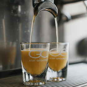 Gravity Coffee White Coffee aroma with steam emphasizing low acidity.