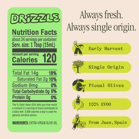 Graza Drizzle finishing oil on popcorn for flavor boost.
