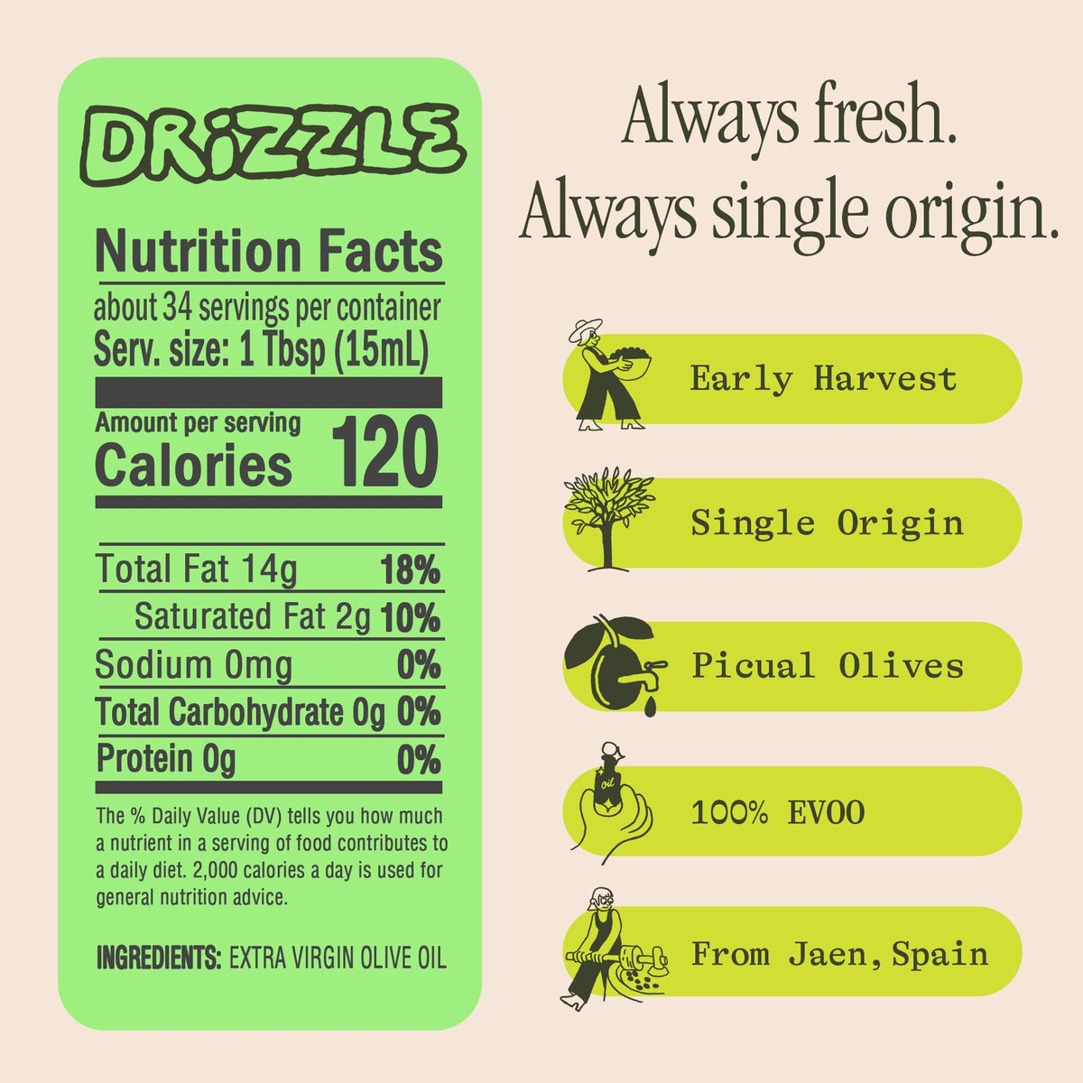 Graza Drizzle on popcorn adds bold finishing touch.