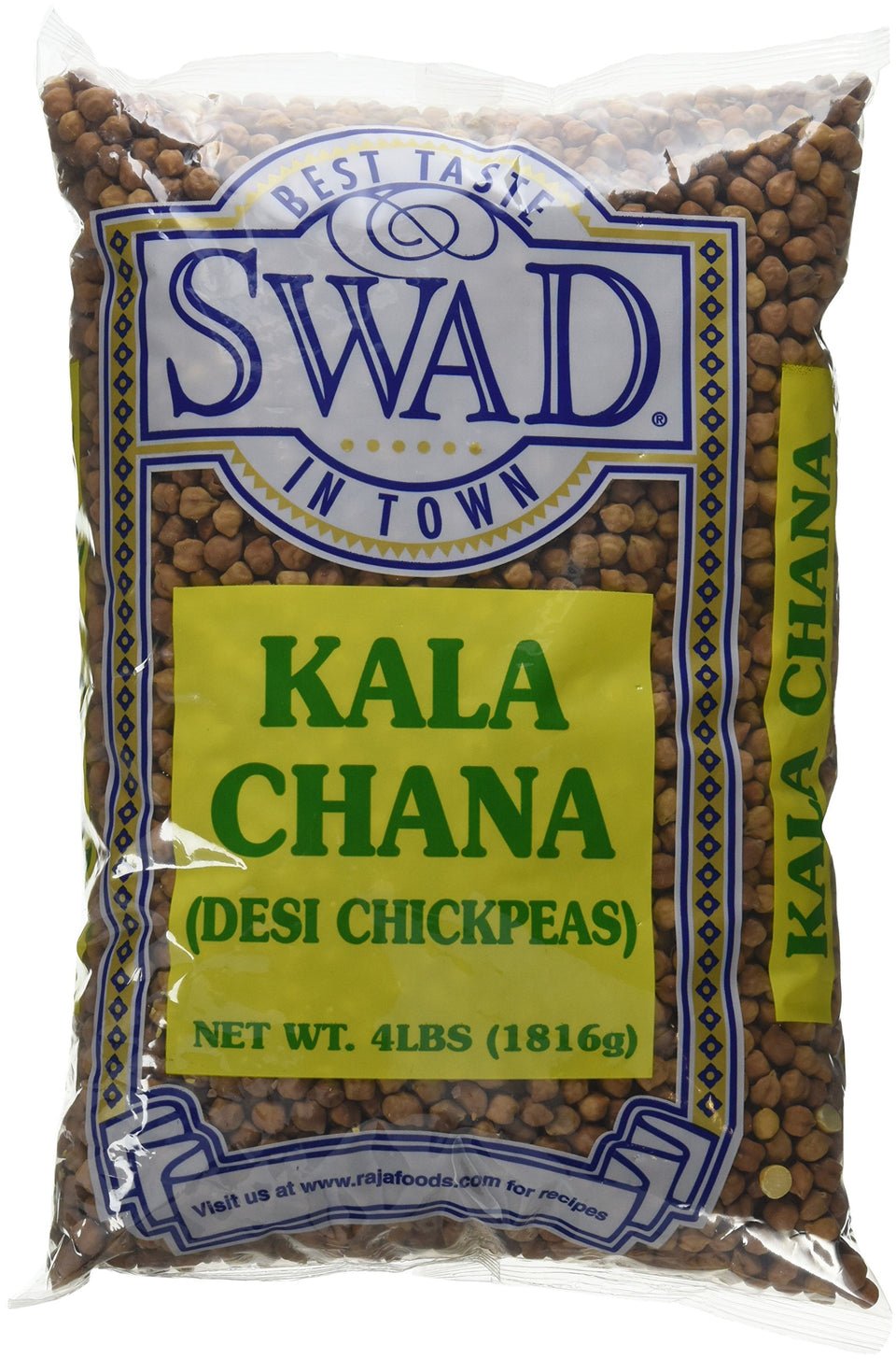 Great Bazaar Swad Kala Chana 4lb pack for curries and salads