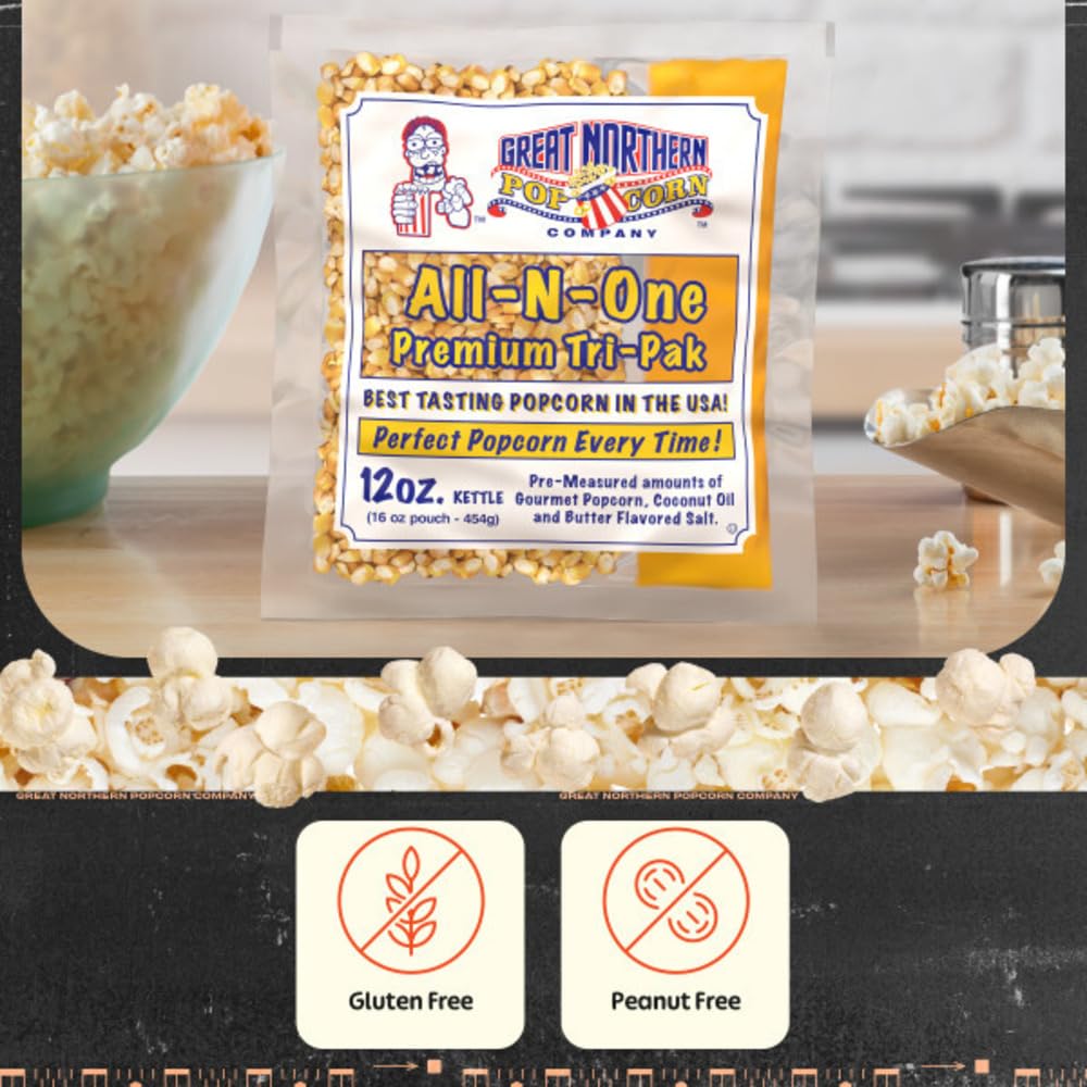 Great Northern Popcorn 24-pack case for bulk snack supply