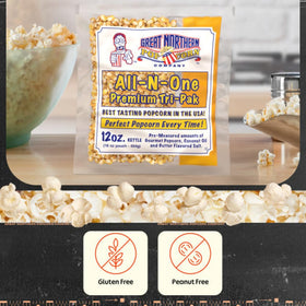 Great Northern Popcorn 24-pack case for bulk snack supply