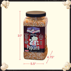 Great Northern Popcorn bulk 7lb jug simplifies party prep and sharing